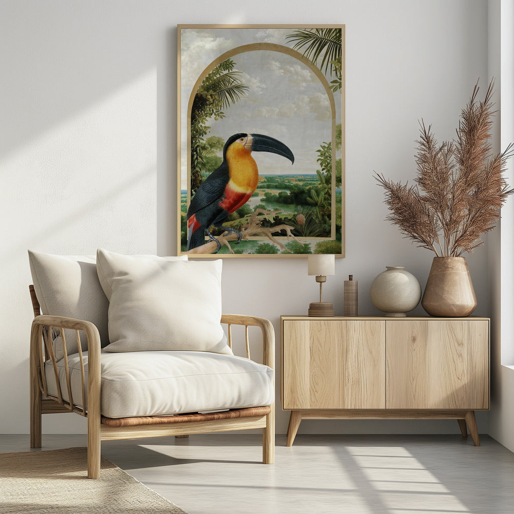 Toucan Perched on a Branch | Poster