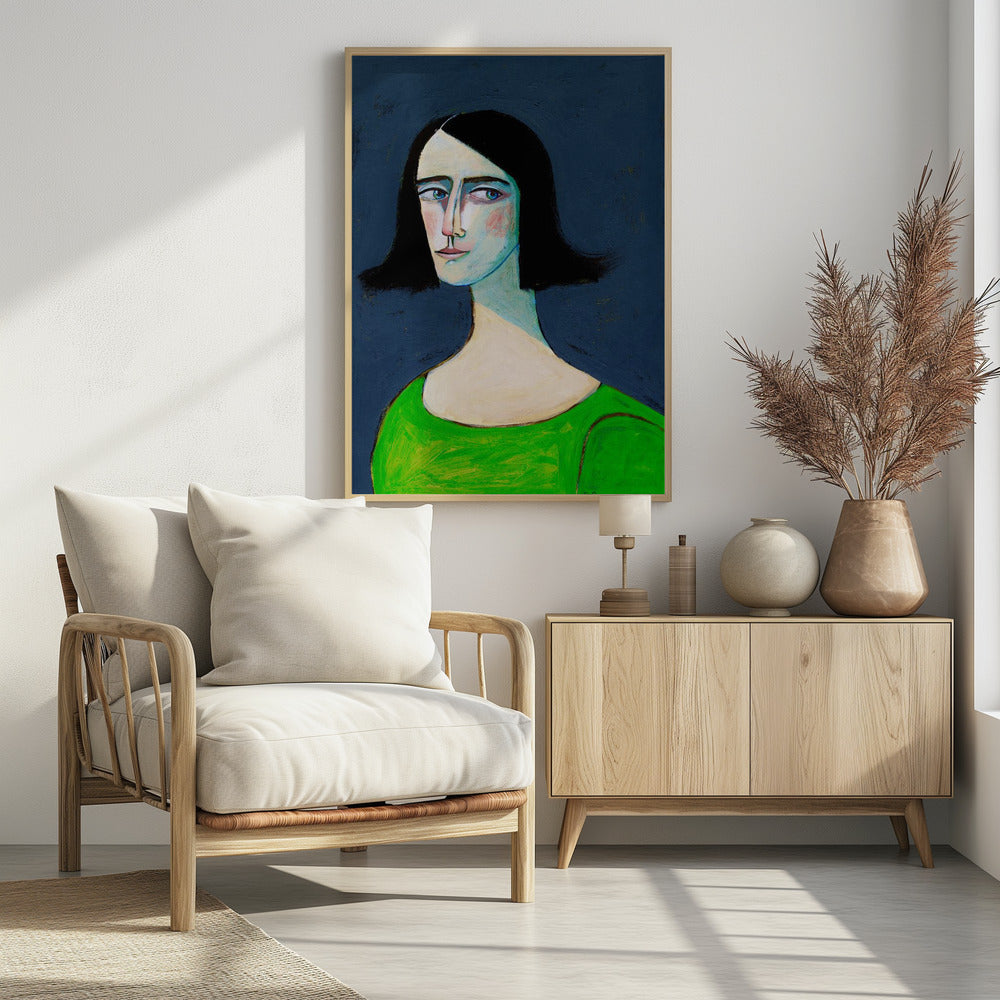 Woman Portrait - Never Look Back | Poster