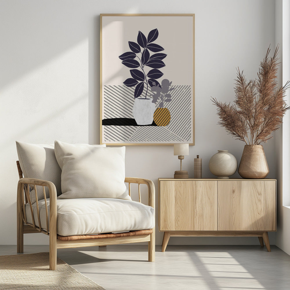 Vase B By Catsanddotz 5 To 7      30 X 42 Inches L | Poster