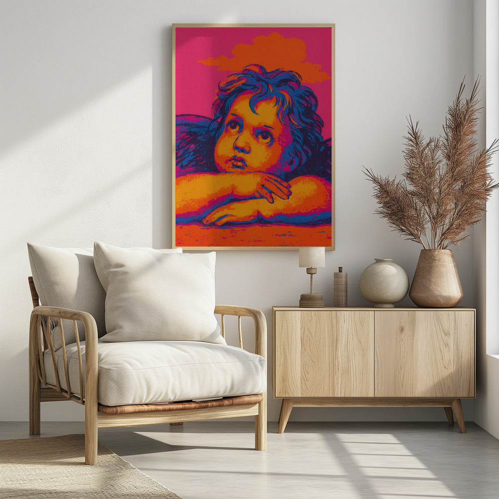 Vibrant Cherub Dreams | Poster