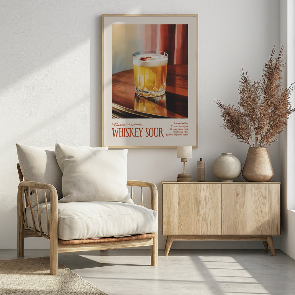 Classic Cocktails - Whiskey Sour | Poster