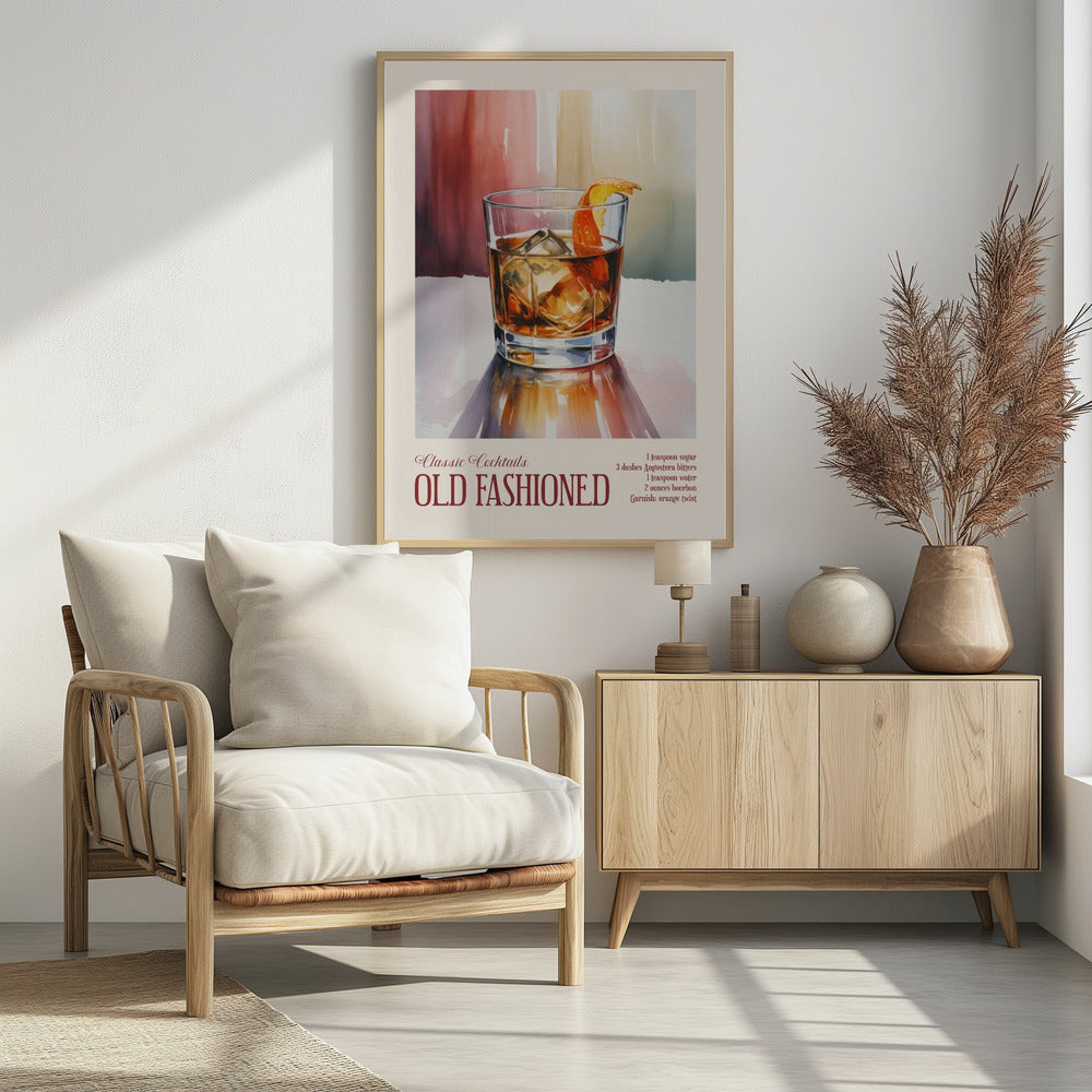 Classic Cocktails - Old Fashioned | Poster