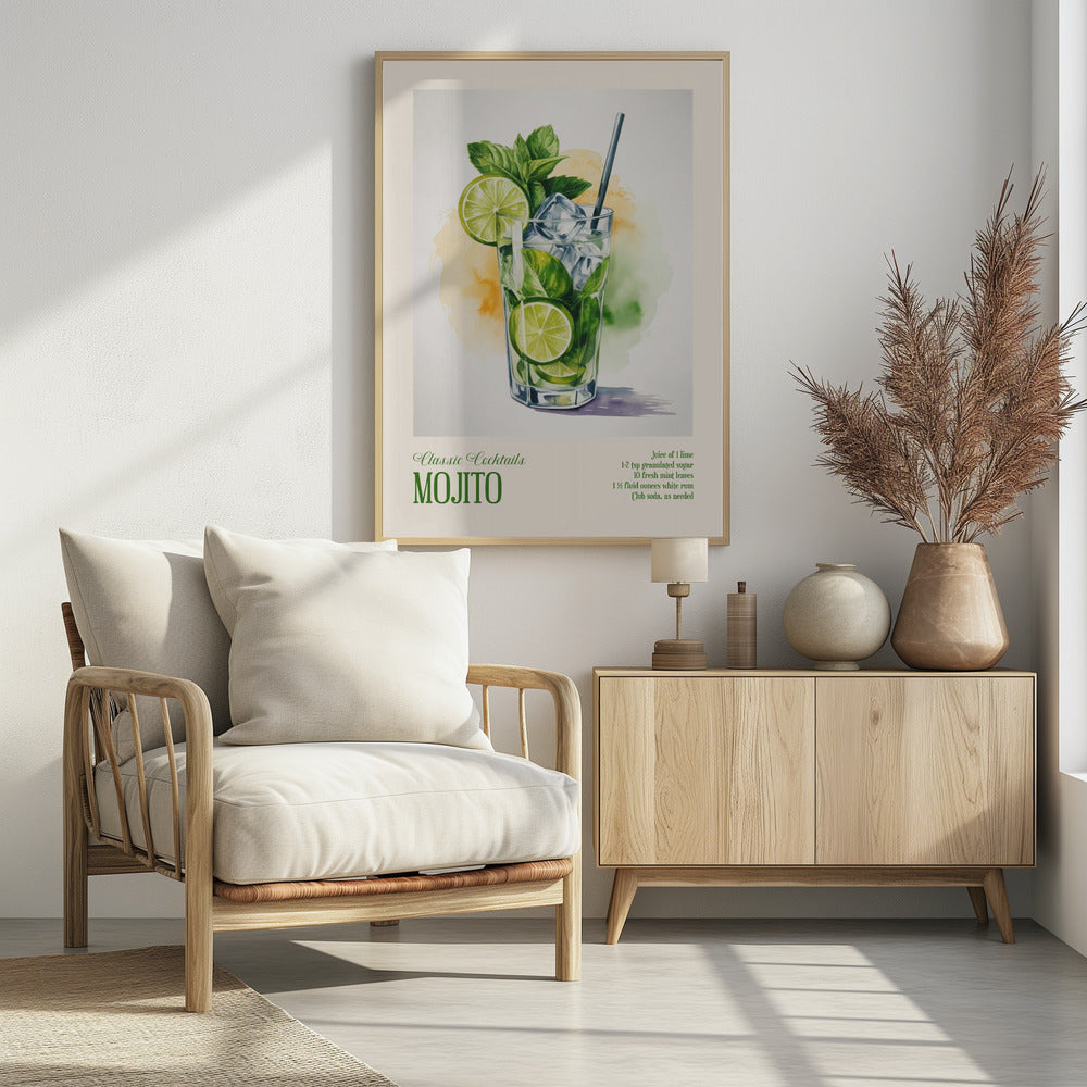 Classic Cocktails - Mojito | Poster
