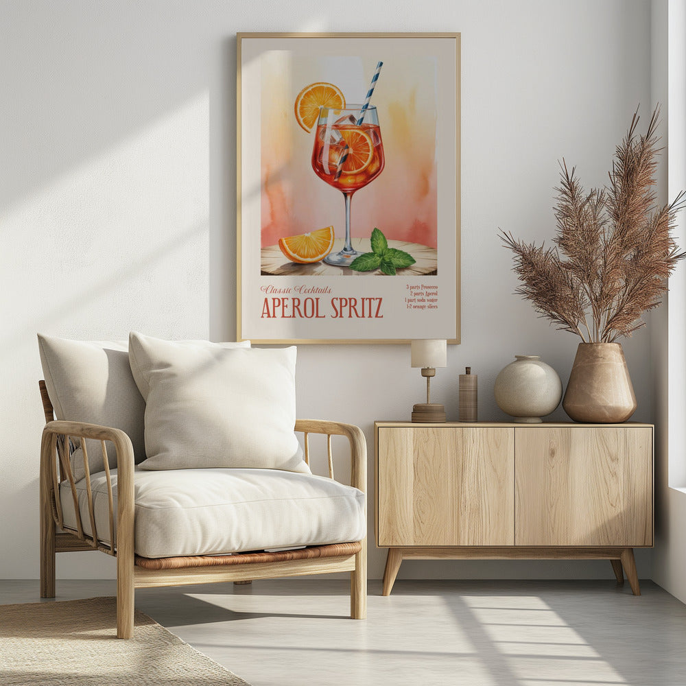 Classic Cocktails - Aperol Spritz | Poster