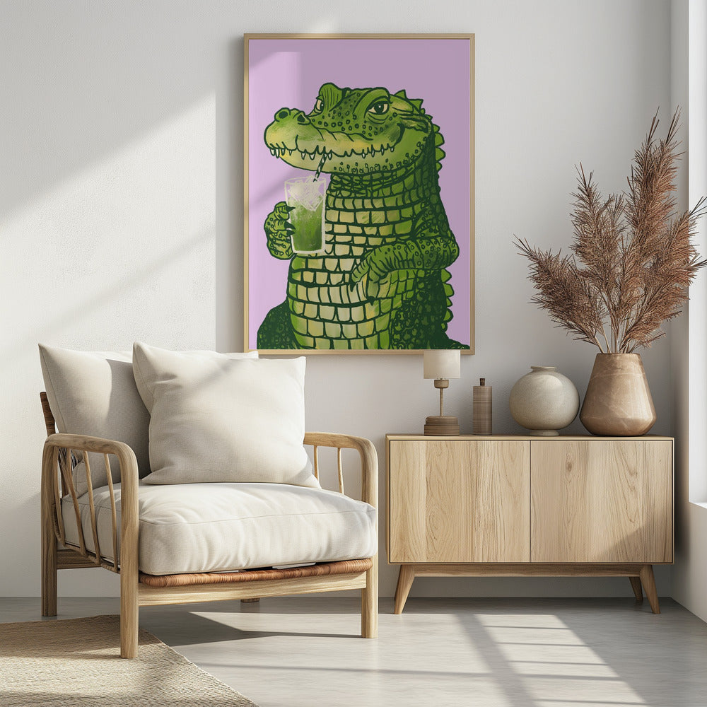 Matcha crocodile | Poster