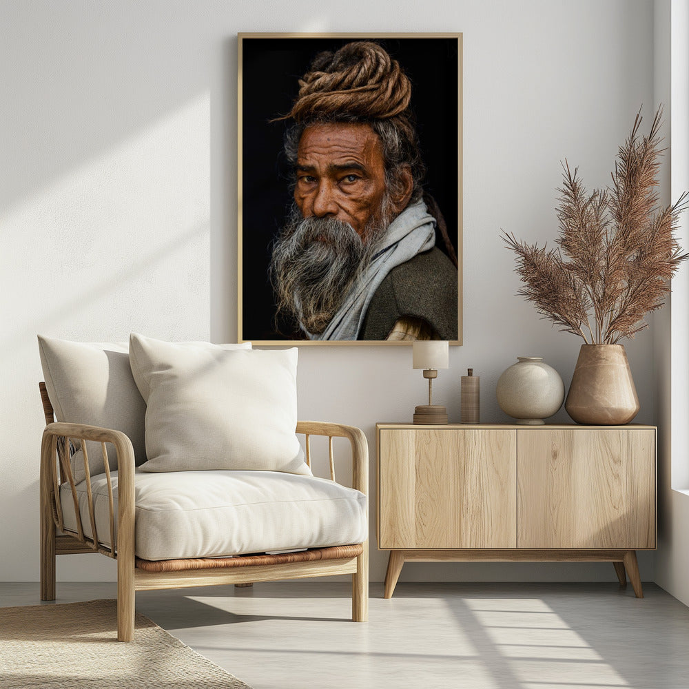 Portrait of a Sadhu... | Poster