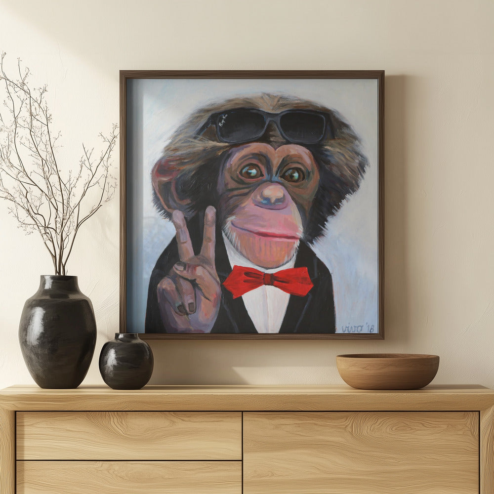 Cool Primate Charm | Poster