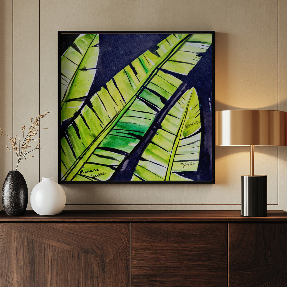 Banana leaves | Poster