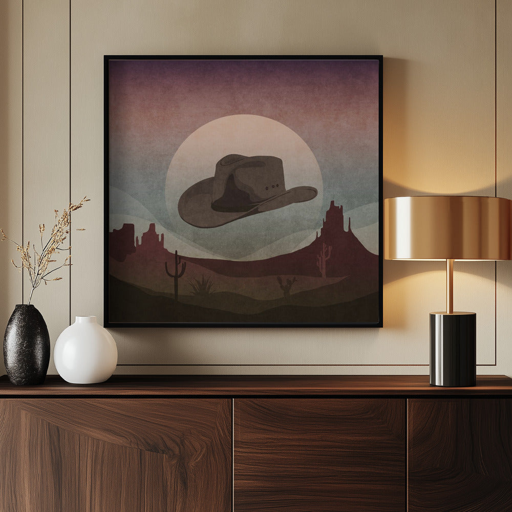 Desert Cowboy Dream | Poster