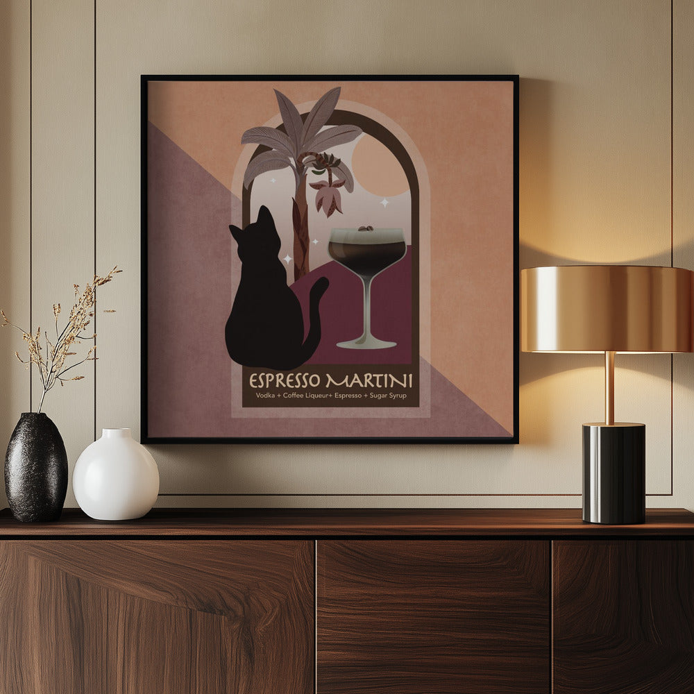 Moonlit Espresso | Poster