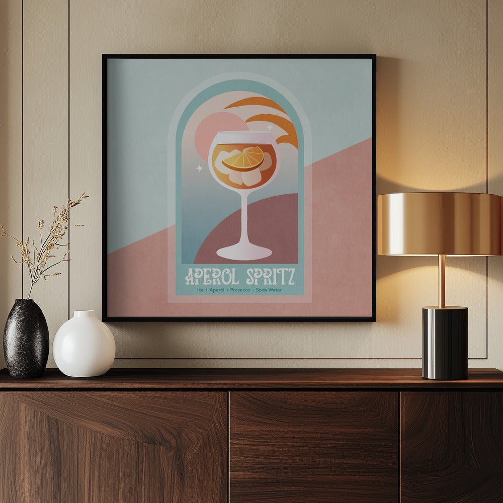 Sunset Sip Delight | Poster