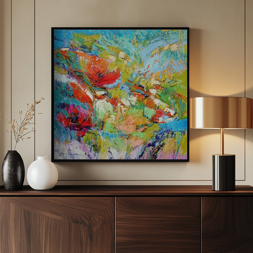 Floral Harmony Burst | Poster