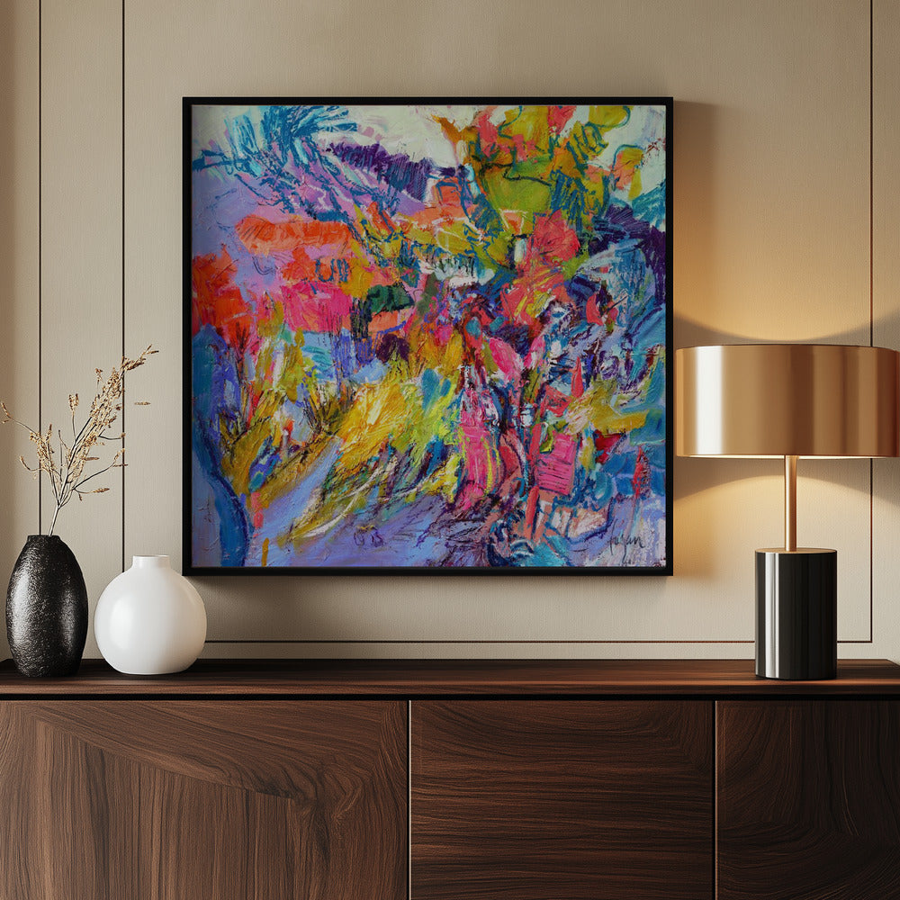 Expressionist Colorful Abstract | Poster