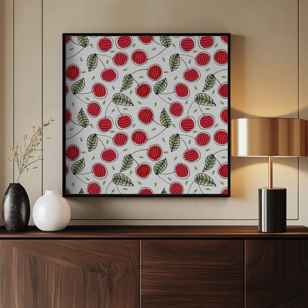 Red Cherries Fruit | Poster