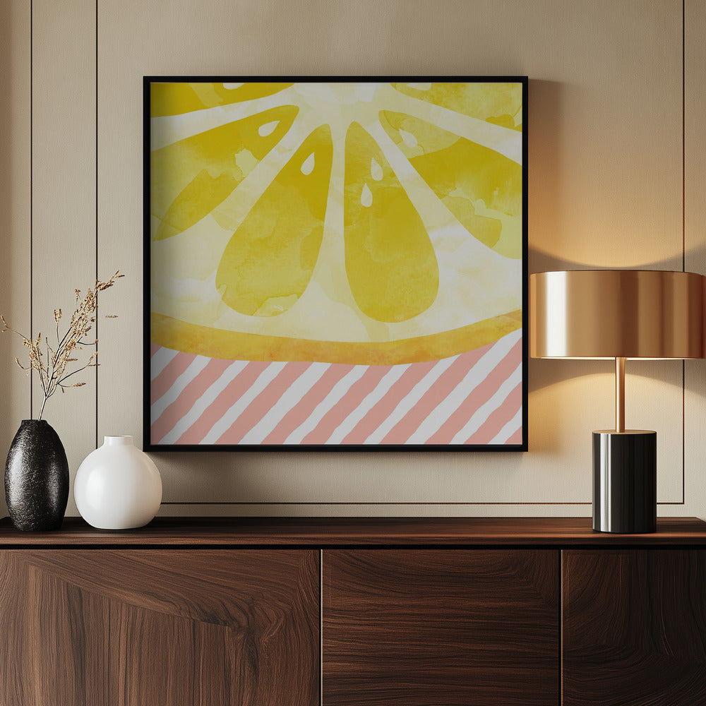 Lemon Abstract | Poster