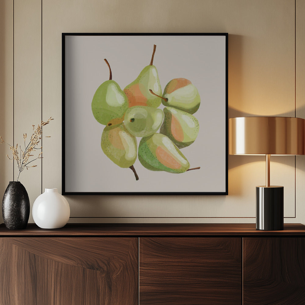 Seven pears | Poster