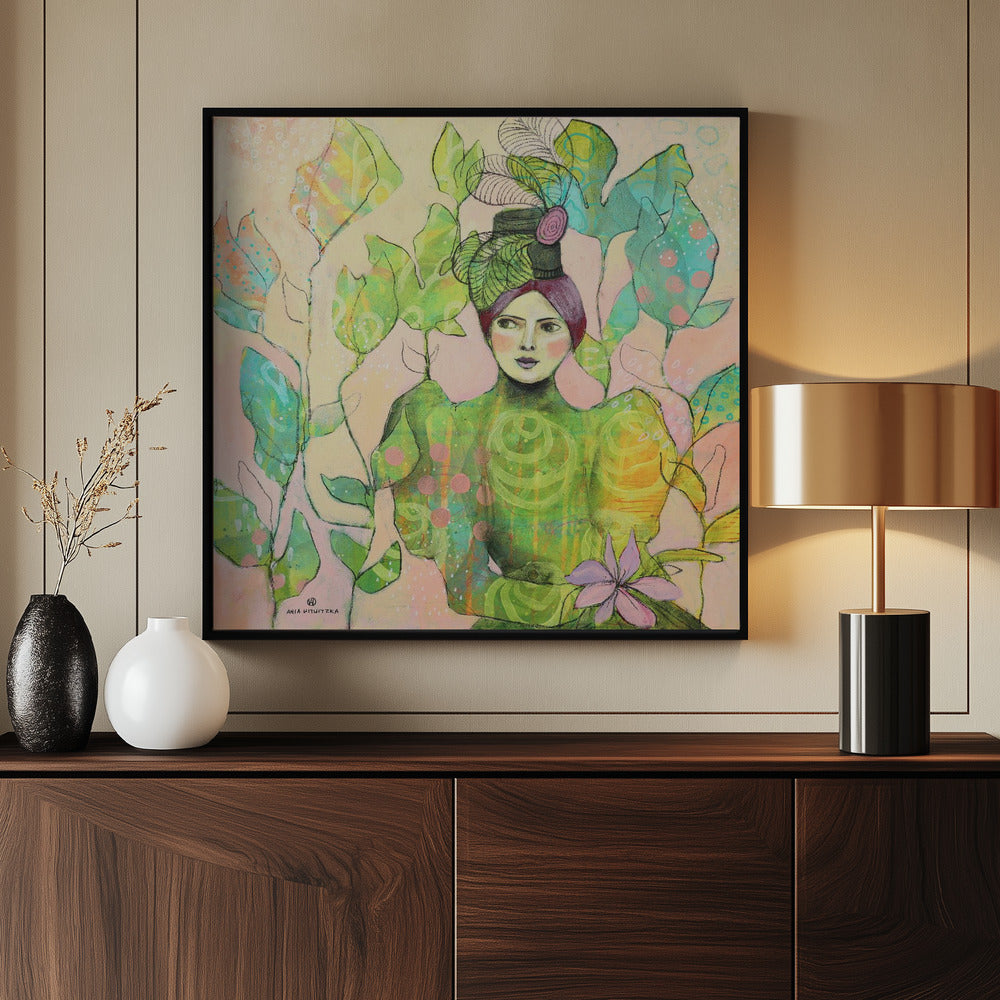 Retro lady 2 | Poster