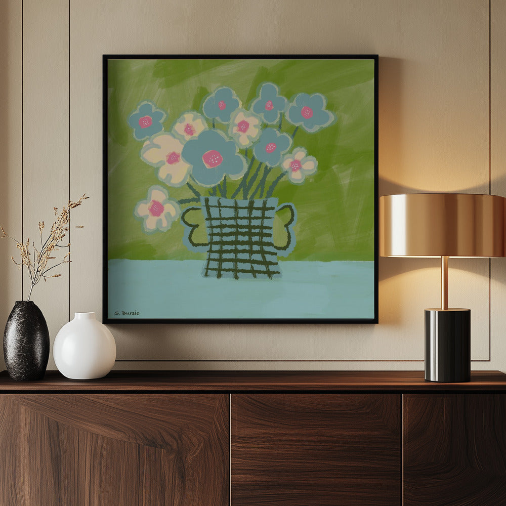 Blue flowers | Poster