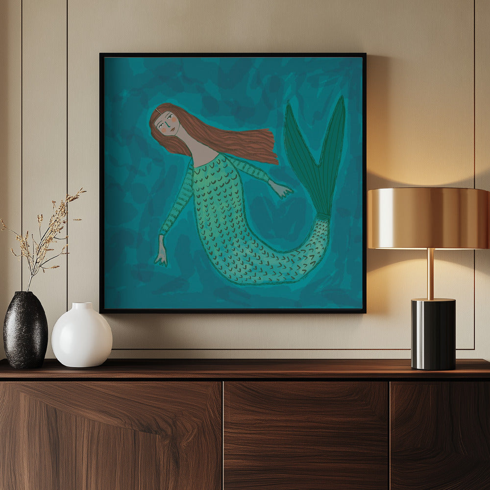 Mermaid BLUE | Poster