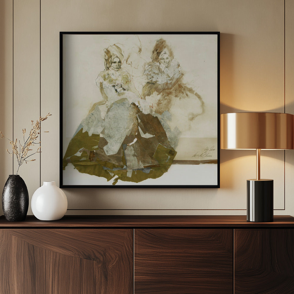 Delicate Lines And Textured Layers | Poster