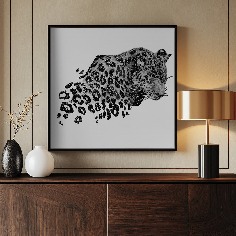 Cosmic Leopard Mural Copy | Poster