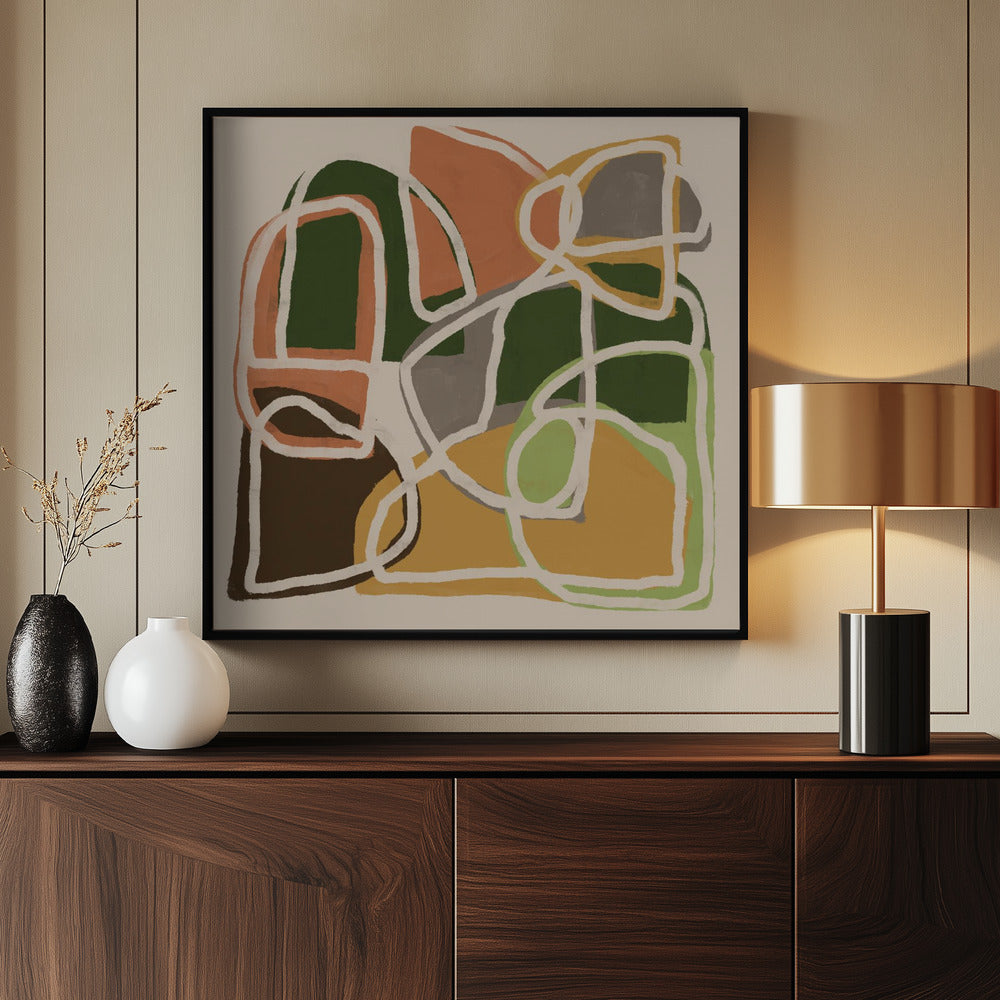 Lines and shapes | Poster