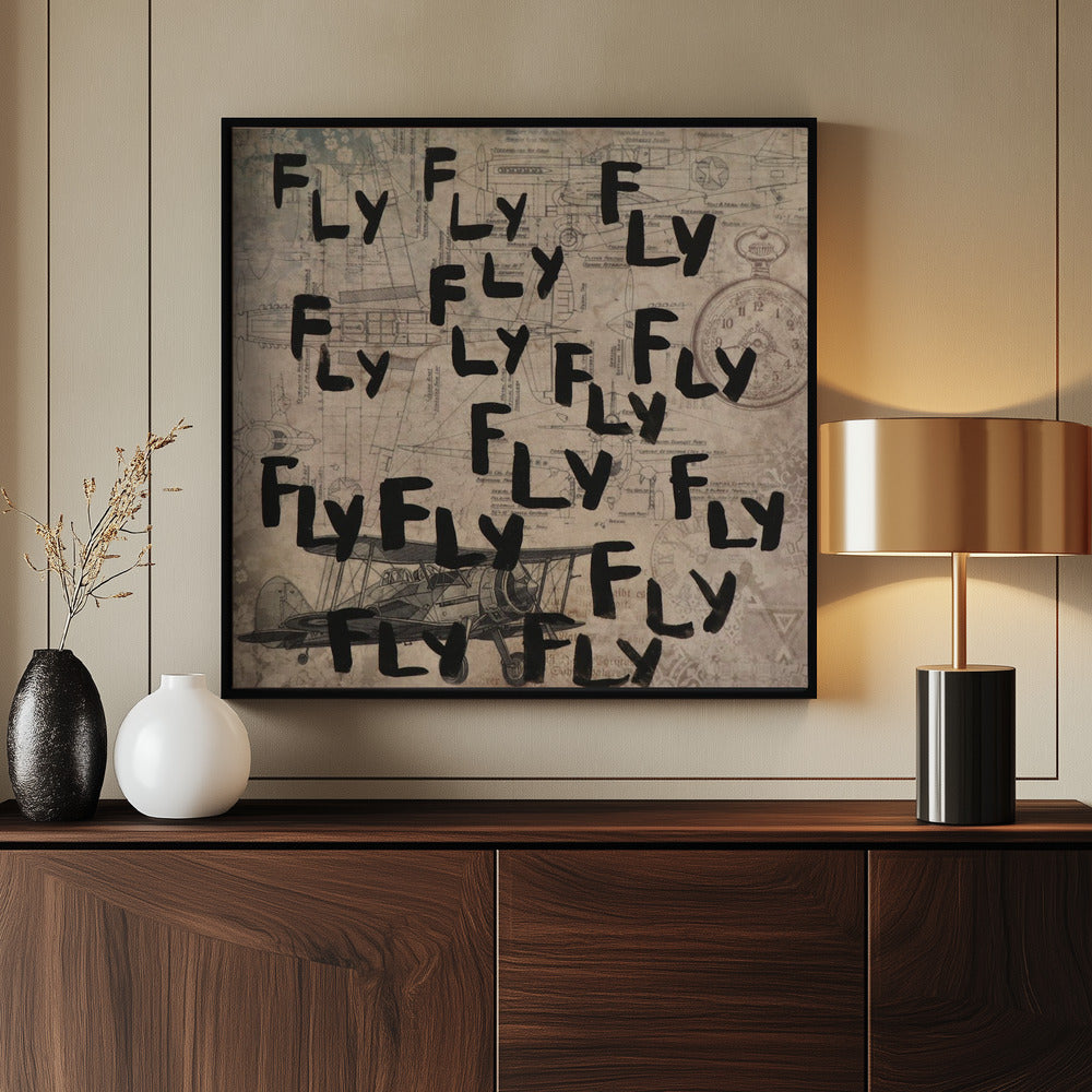 letter art  [fly] | Poster