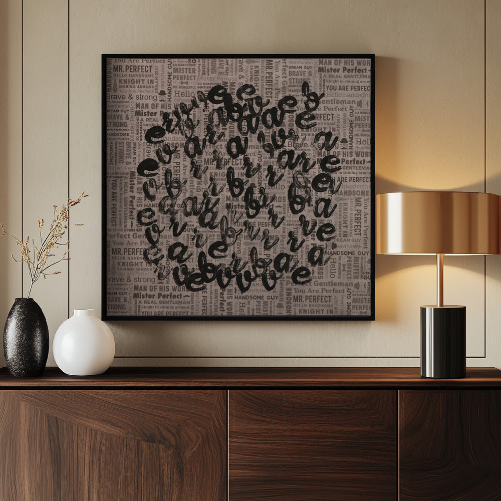 letter art 14 | Poster