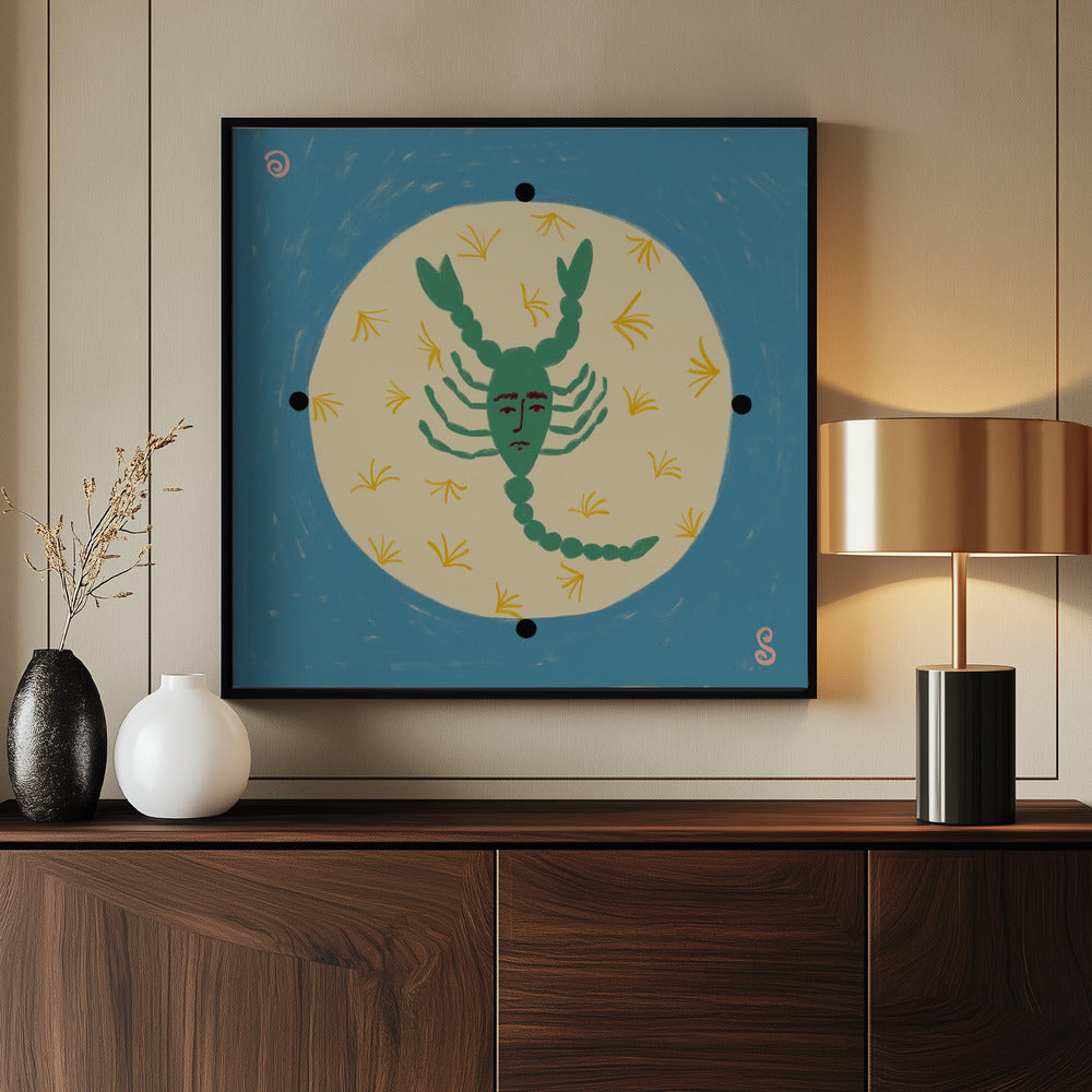 Scorpion With A Human Face | Poster