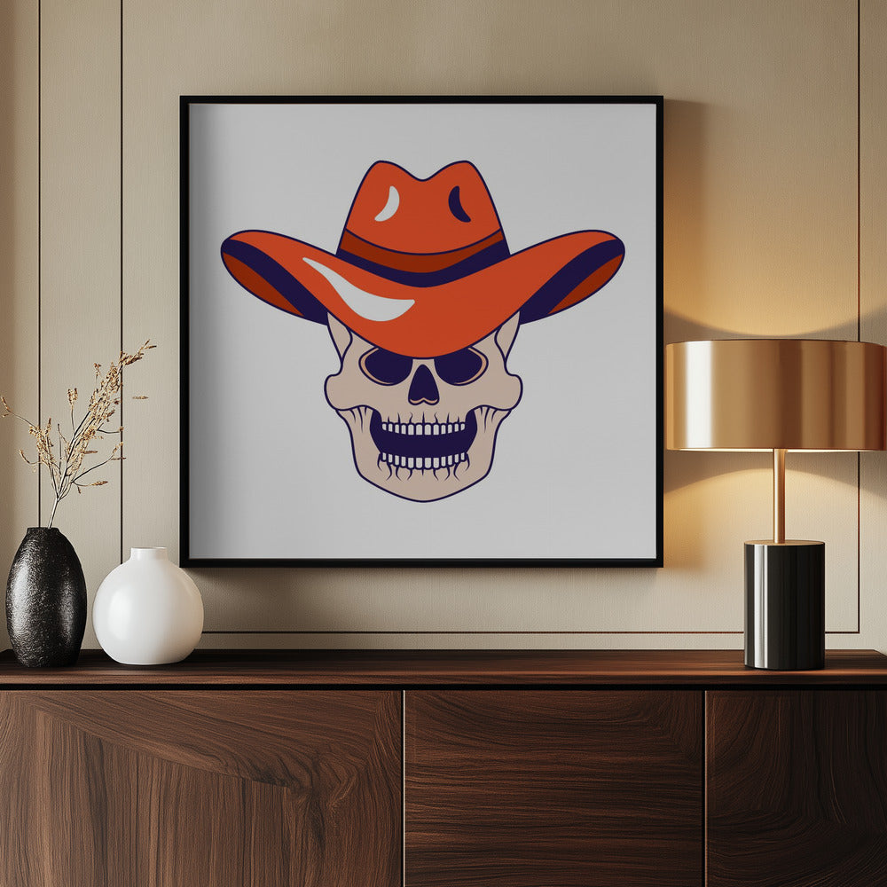 Cowboy Skull Icon | Poster