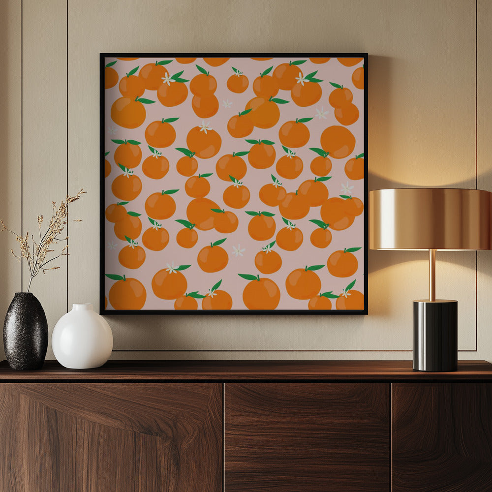 Oranges Pattern | Poster