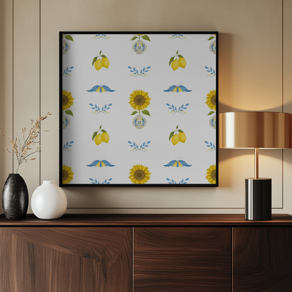 Italy Vintage Pattern | Poster