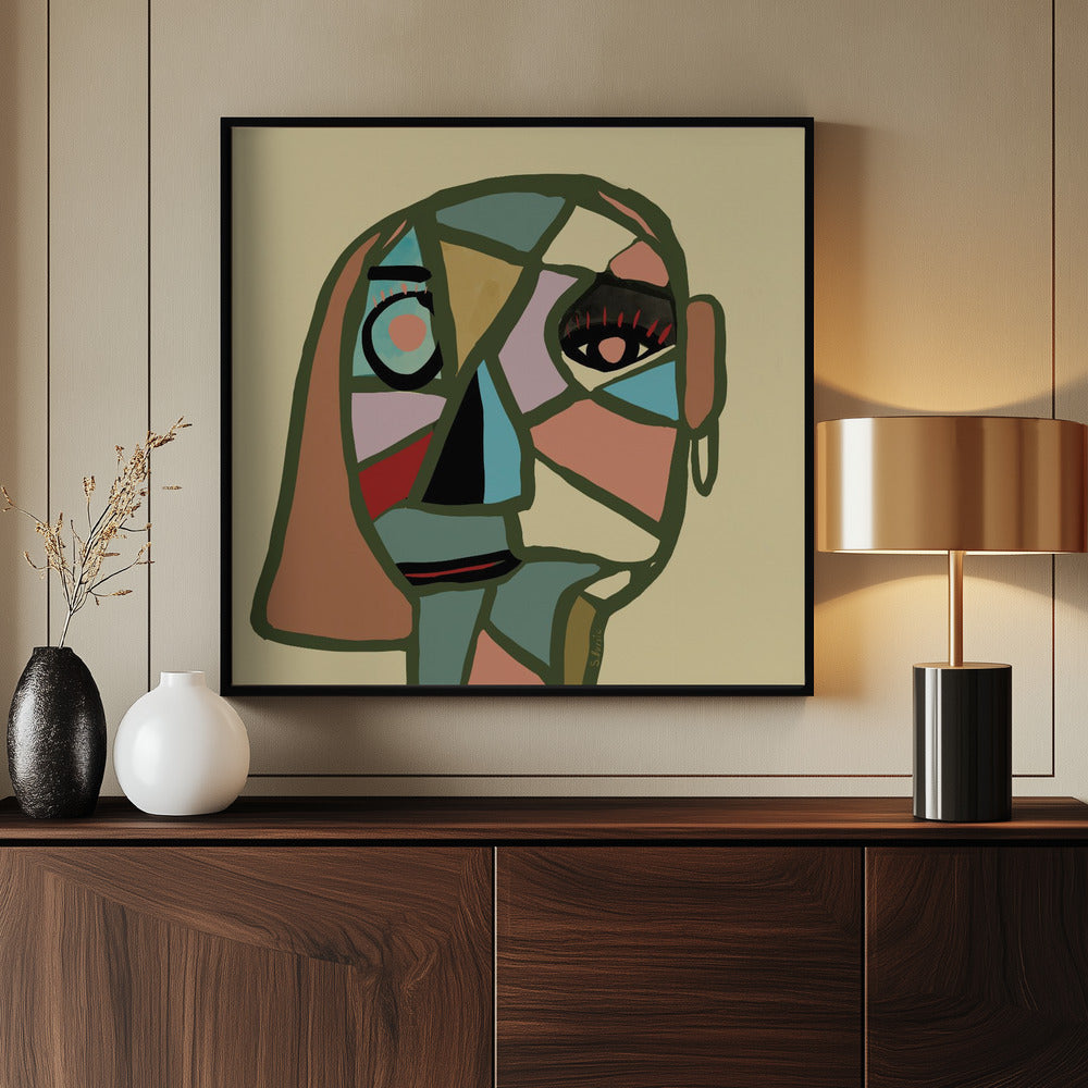 Abstract face | Poster