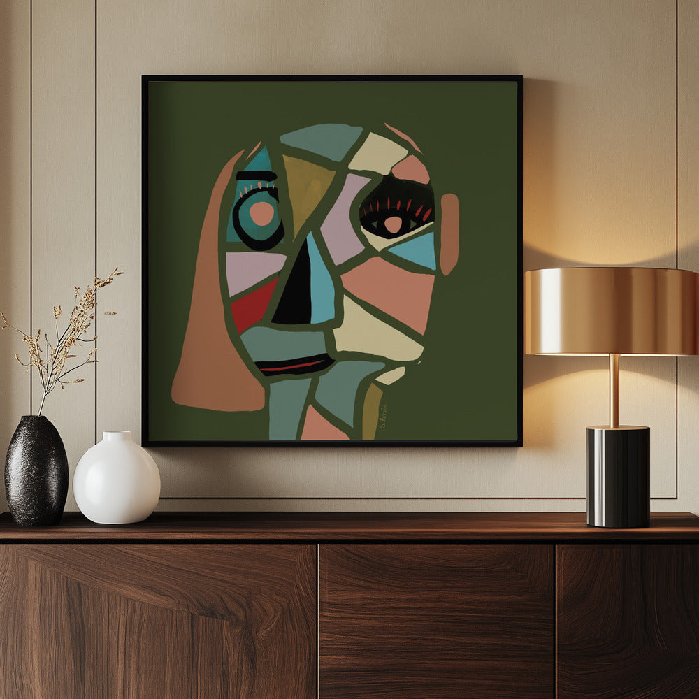 Abstract face | Poster