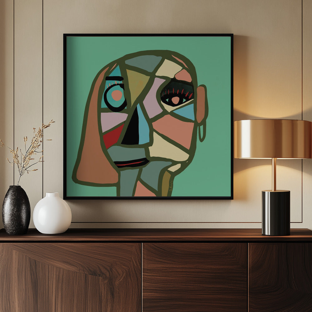 Abstract face | Poster