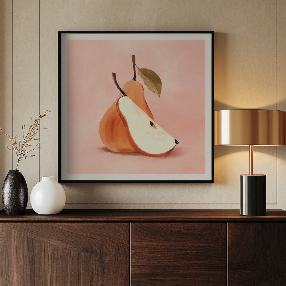 Stylized Pear | Poster