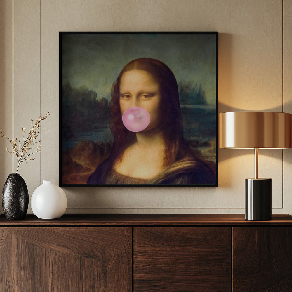 Mona Lisa Bubble Gum | Poster