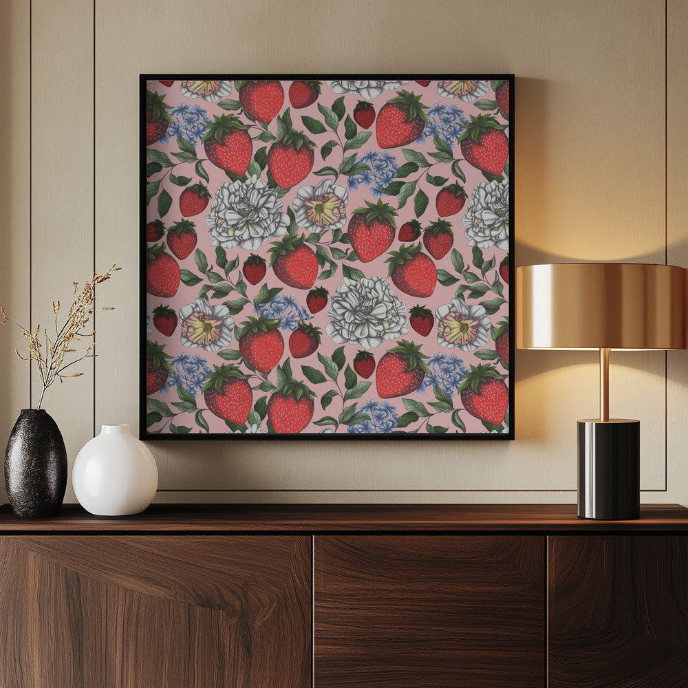 Berry Blossom Canvas | Poster