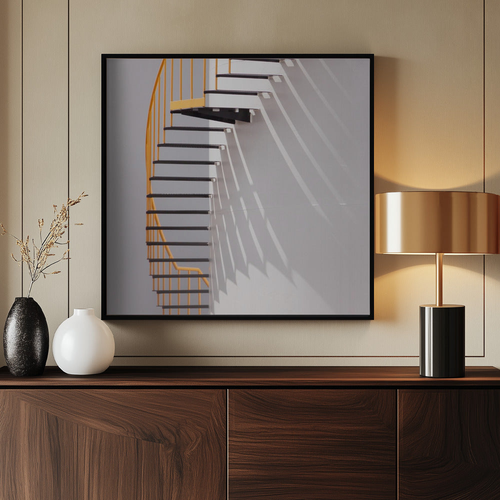 Yellow Staircase | Poster