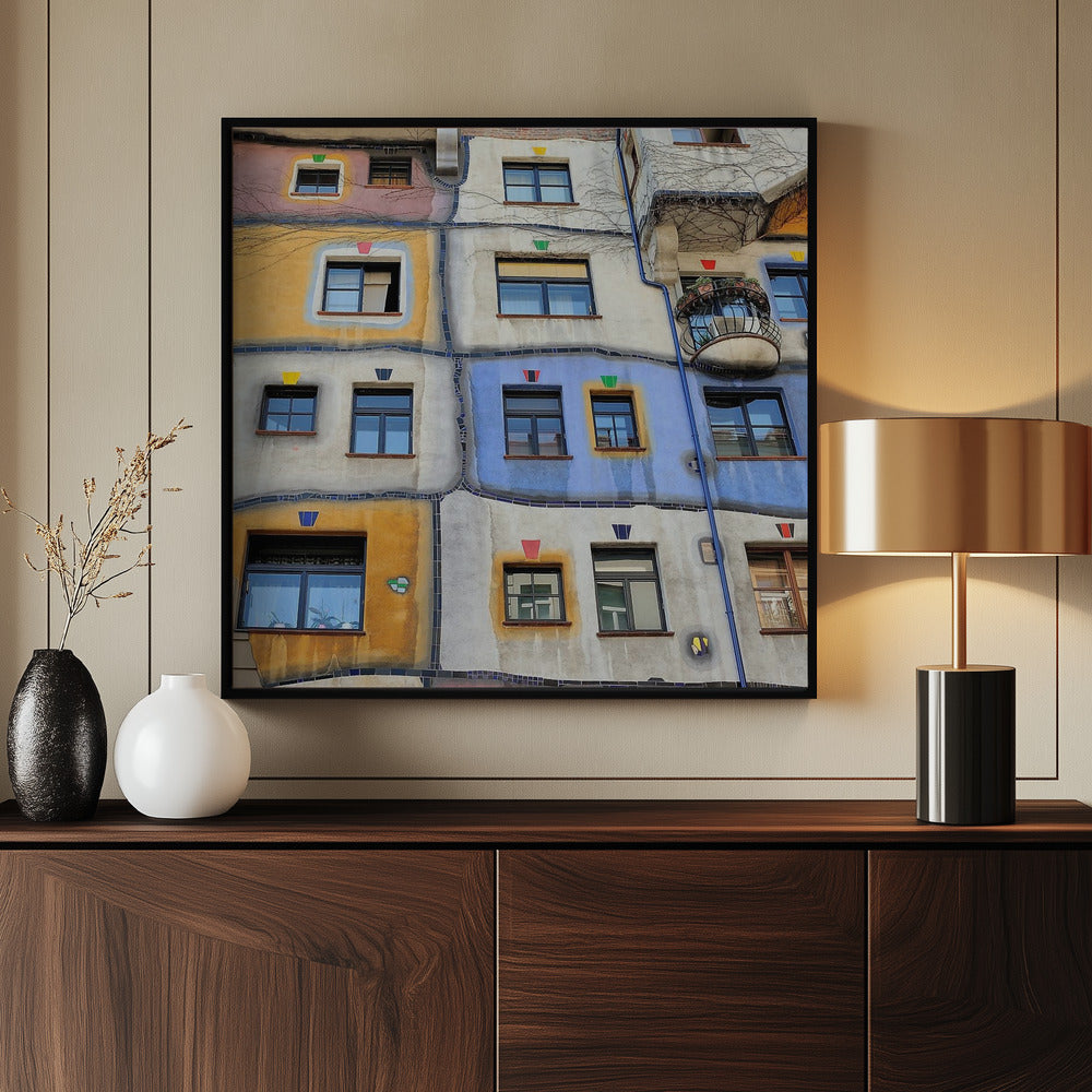 Windows of Hundertwasser | Poster