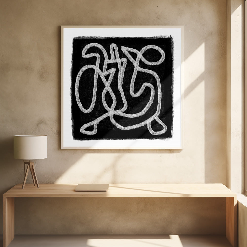 Black Scribble 3 | Poster