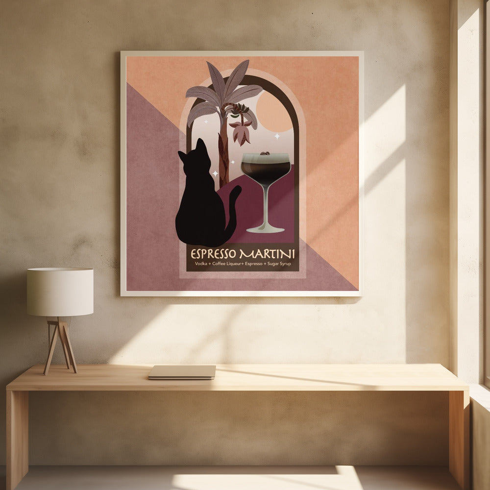 Moonlit Espresso | Poster