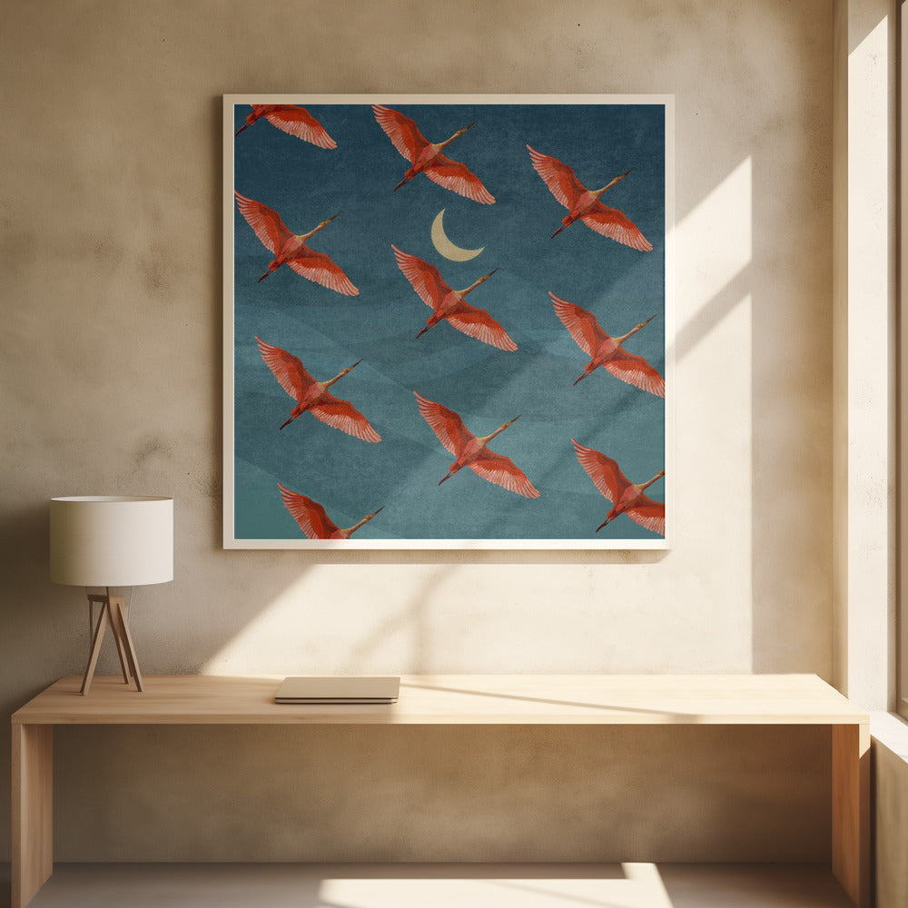 Crimson Flight Nights | Poster