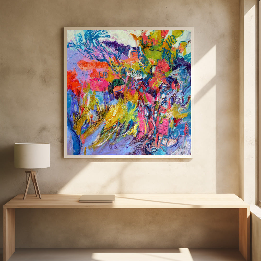 Expressionist Colorful Abstract | Poster