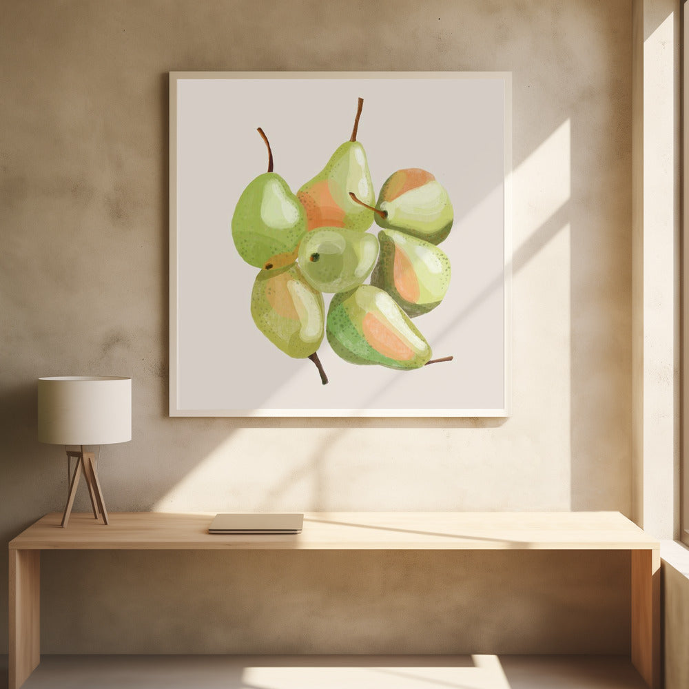 Seven pears | Poster