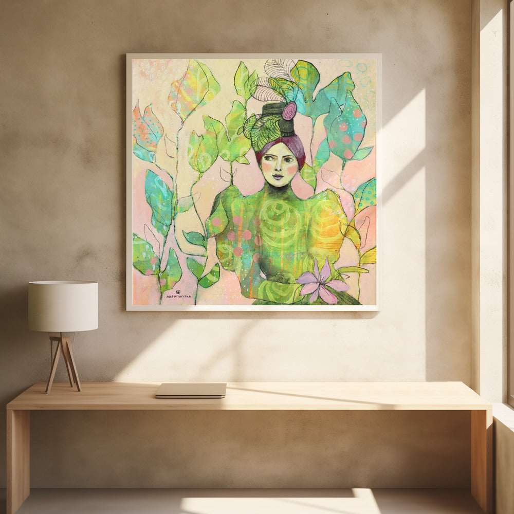 Retro lady 2 | Poster