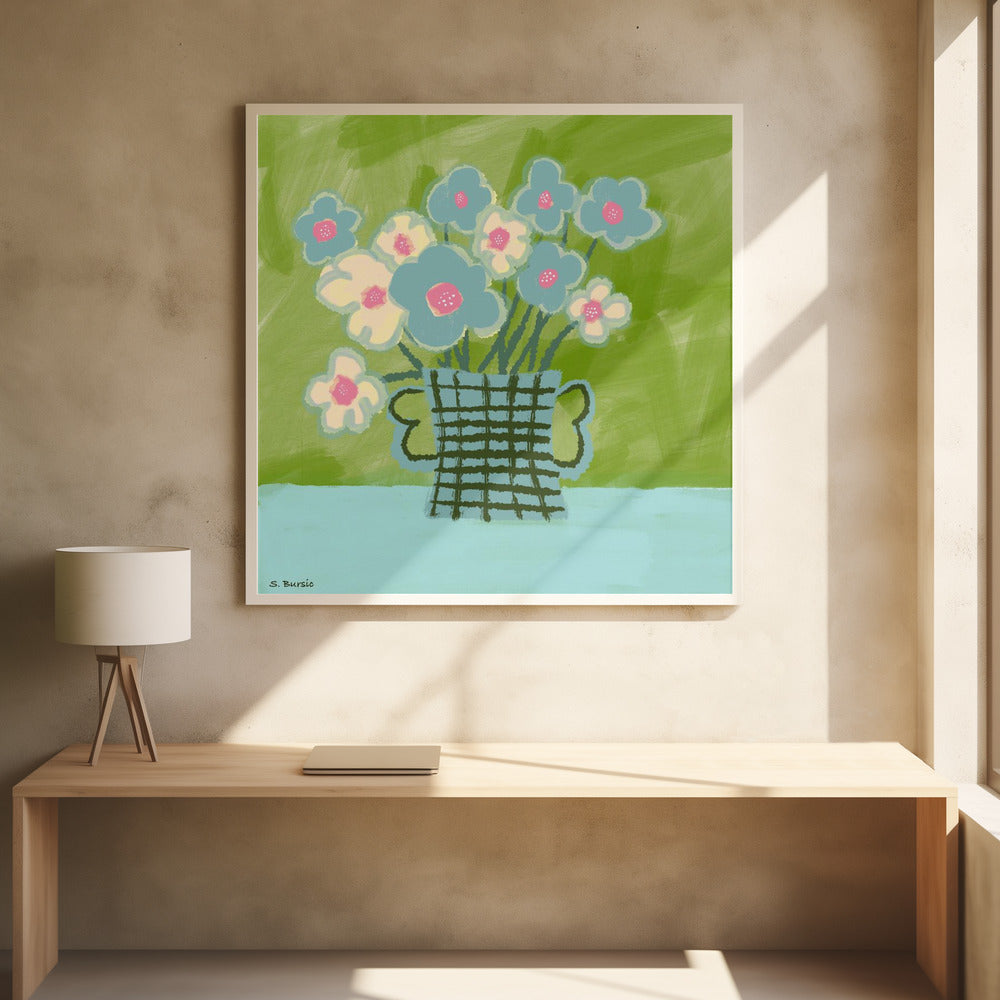 Blue flowers | Poster