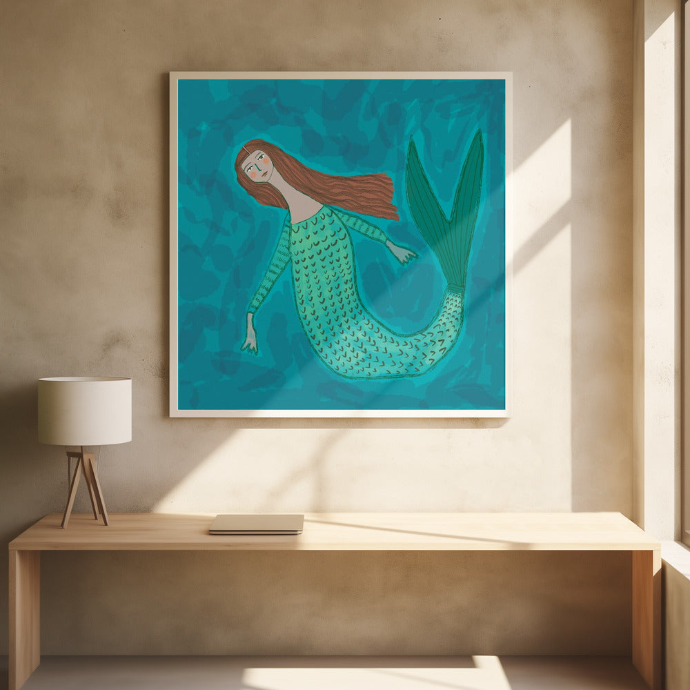 Mermaid BLUE | Poster