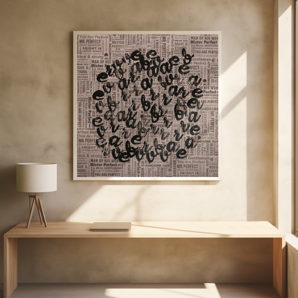 letter art 14 | Poster