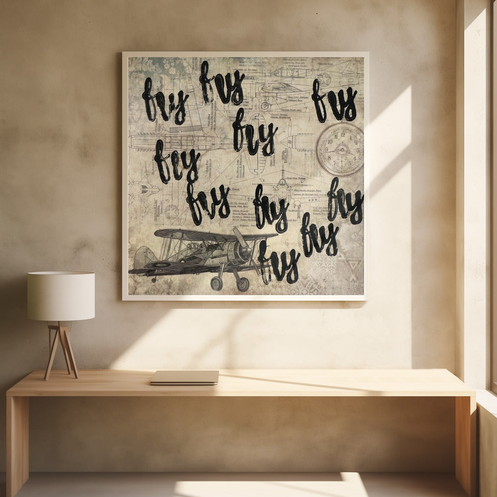 letter art [FLY] | Poster